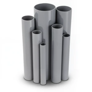 مواسير UPVC جدول 80 مقاس 4 إنش سمك 8.6 مم لون رمادي