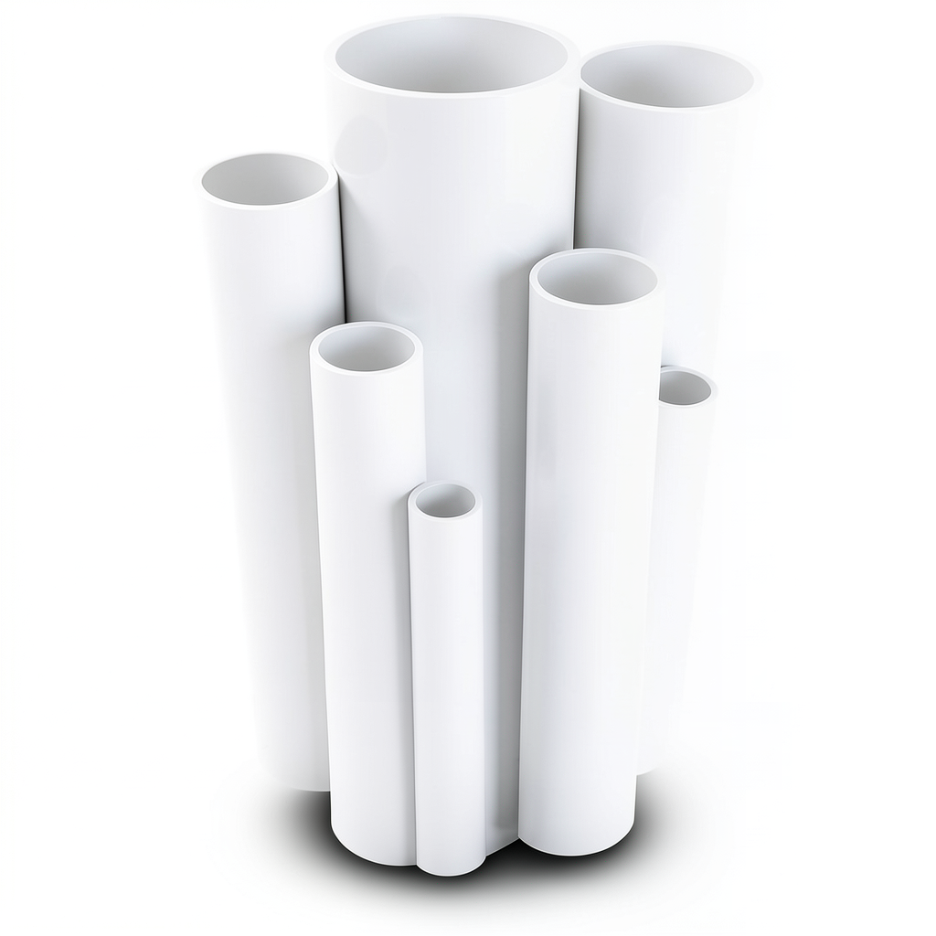 UPVC Pipes Schedule 40 Size 4 inch Thickness 6 mm White Colour