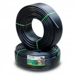 أنابيب HDPE  نيبروبلاست PE 100 ضغط 6 بار قطر خارجي 125 مم سمك 4.5 مم لون اسود