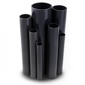 مواسير UPVC جدول 80 مقاس 4 إنش سمك 8.6 مم لون أسود