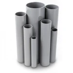 UPVC Pipes Schedule 40 Size 4 inch Thickness 6 mm Gray