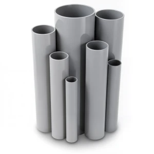 UPVC Pipes Schedule 40 Size 4 inch Thickness 6 mm Gray