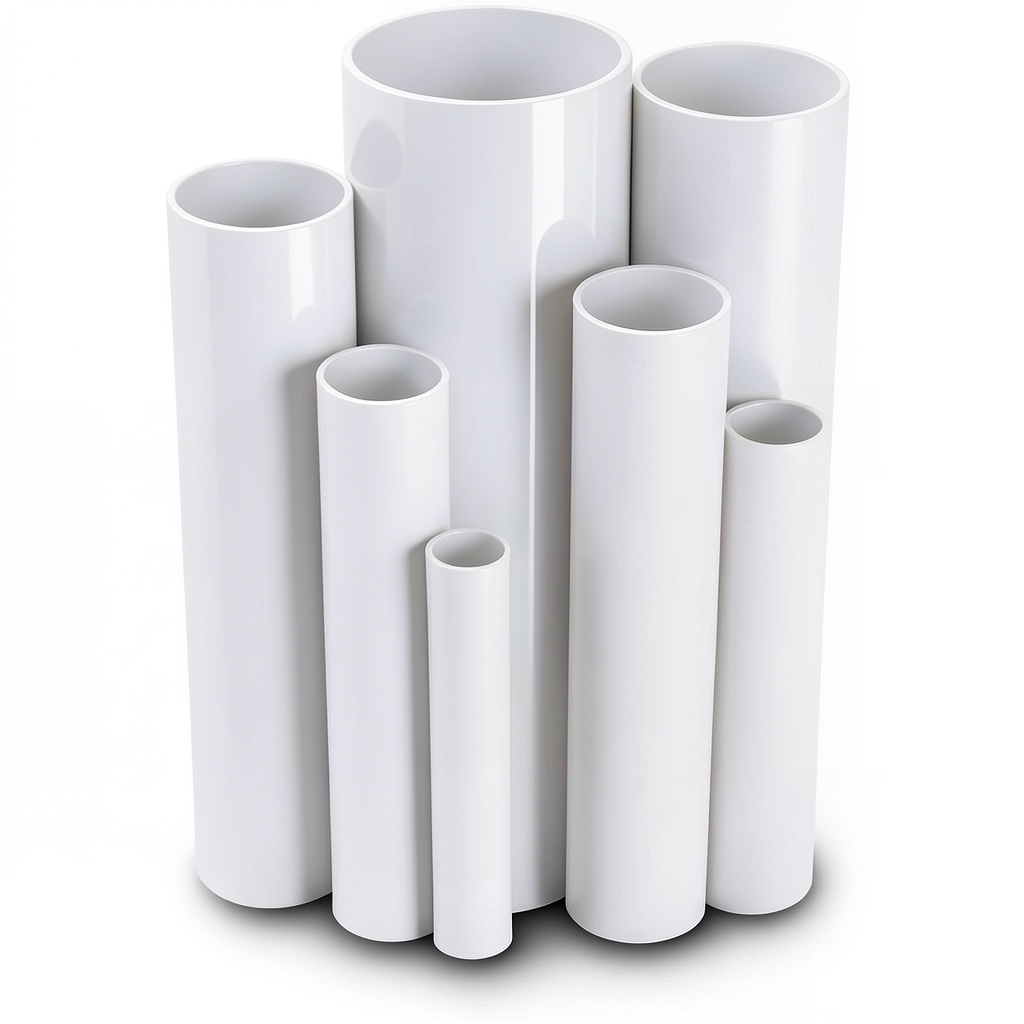 UPVC Pipes Schedule 80 Size 6 Inch Thickness 11 mm White Colour