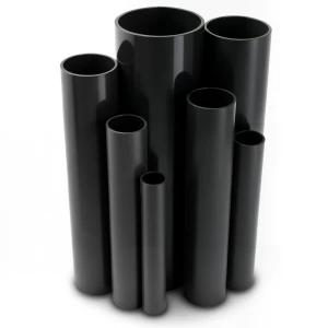 مواسير UPVC جدول 40 مقاس 4 إنش سمك 6 مم لون أسود