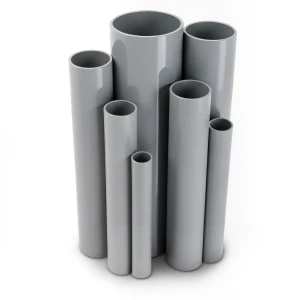 مواسير UPVC جدول 40 مقاس 6 إنش سمك 7.1 مم لون رمادي