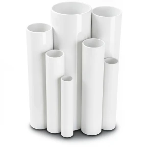 مواسير UPVC جدول 40 مقاس 8 إنش سمك 8.2 مم لون أبيض
