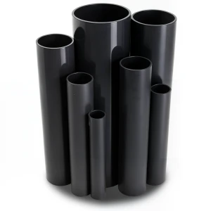 مواسير UPVC جدول 80 مقاس 3 إنش سمك 7.6 مم لون أسود