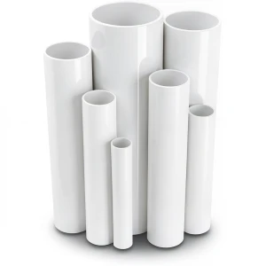 مواسير UPVC جدول 80 مقاس 4 إنش سمك 8.6 مم لون أبيض
