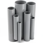 UPVC Pipes Schedule 80 Size 4 inch Thickness 8.6 mm Gray