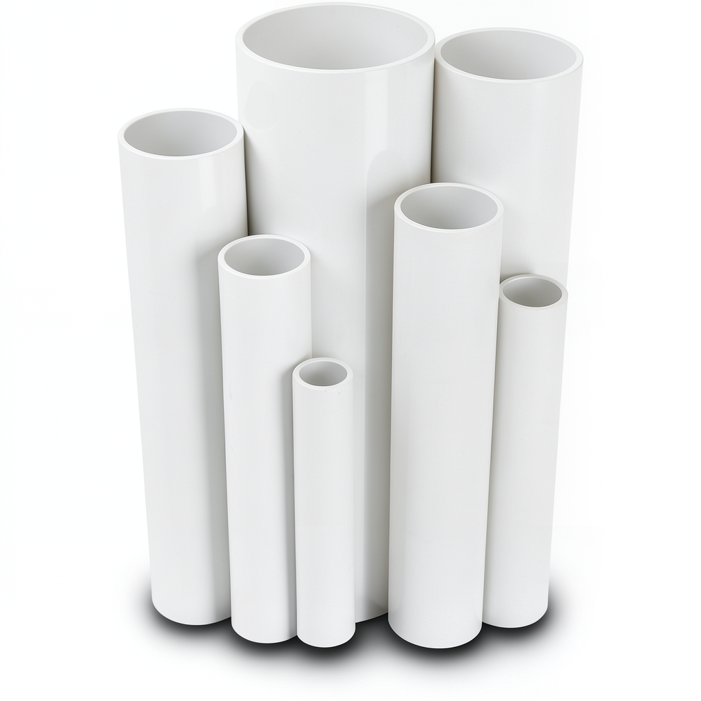 UPVC Pipes Schedule 80 Size 6 Inch Thickness 11 mm White Colour