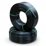 أنابيب HDPE نيبروبلاست PE 80 ضغط 12.5 بار قطر خارجي 63 مم سمك 5.8 مم لون اسود