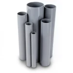 UPVC Pipes Schedule 80 Size 6 inch Thickness 11 mm Gray