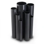 مواسير UPVC جدول 80 مقاس 6 إنش سمك 11 مم لون أسود
