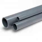 مواسير UPVC الوطنى ضغط 6 بار  مقاس 5 إنش سمك 3.8 مم لون رمادي غامق