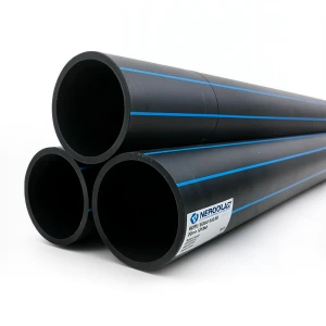 مواسير HDPE PE 100 ضغط 20 بار قطر خارجي 560 مم سمك 62.5 مم لون أسود | نيبروبلاست