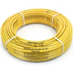 أنابيب HDPE PE 80 ضغط 16 بار قطر خارجي 90 مم سمك 10.1 مم لون أصفر | نيبروبلاست