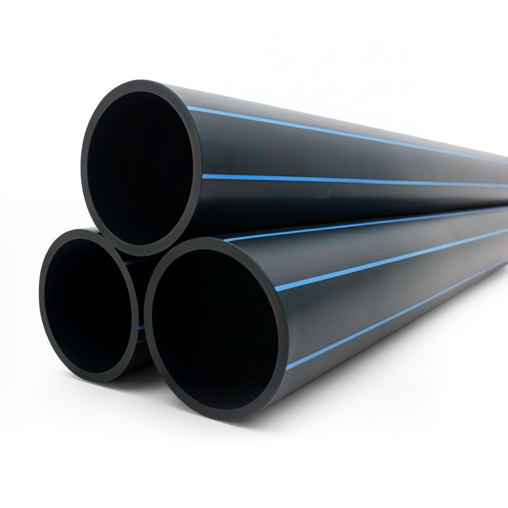 HDPE Pipes PE 80 Pressure 16 Bar Outside Diameter 450 mm Thickness 50.3 mm Black | NEPROPLAST