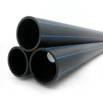 مواسير HDPE بولي ايثيلين عالي الكثافة PE 80 ضغط 16 بار قطر 560 مم سمك 62.5 مم أسود | نيبروبلاست
