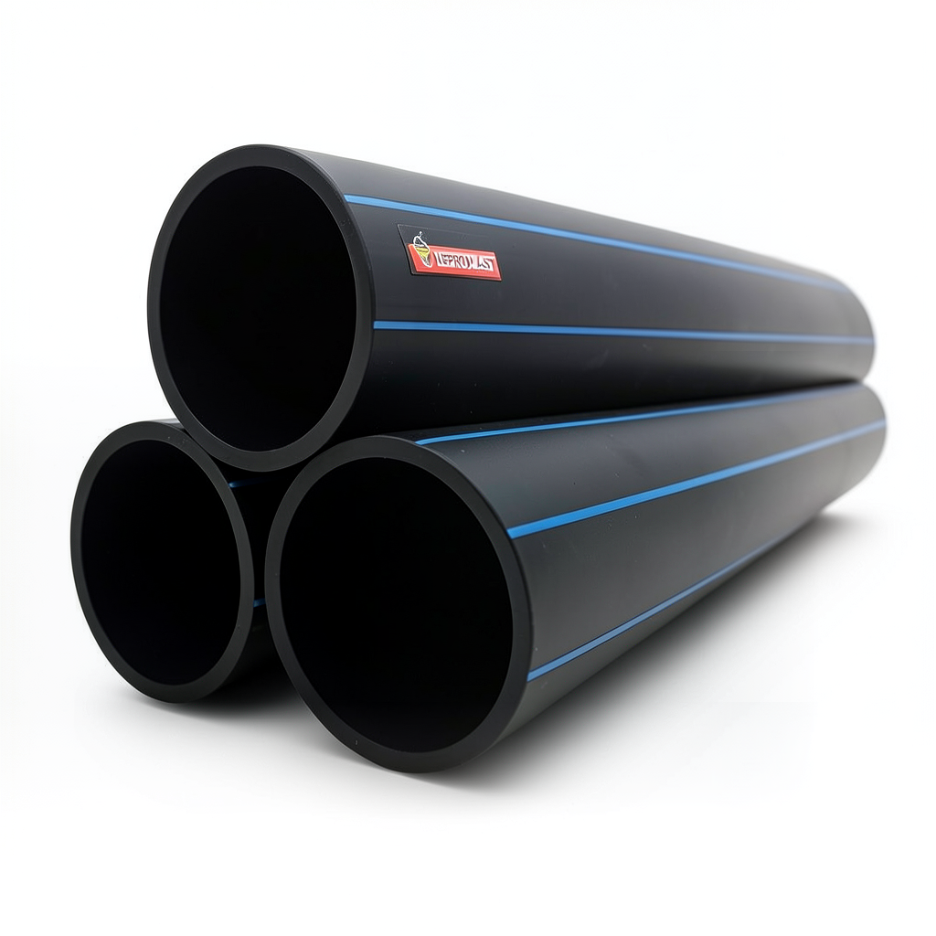 HDPE Pipes PE 80 Pressure 16 Bar Outside Diameter 450 mm Thickness 50.3 mm Black | NEPROPLAST