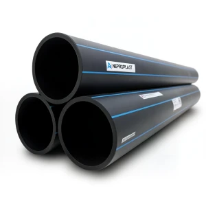 HDPE Pipes PE 80 Pressure 16 Bar Diameter 500 mm Thickness 55.8 mm Black | NEPROPLAST