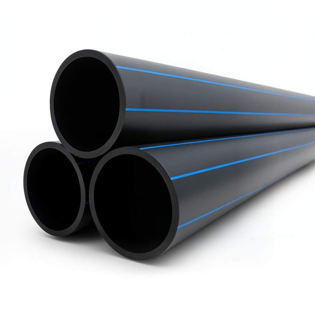 HDPE Pipes PE 80 Pressure 16 Bar Diameter 560 mm Thickness 62.5 mm Black | NEPROPLAST