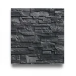 German Stone Wall Covering 10m x 0.53m Dark Gray, Model 475036