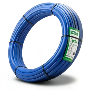 أنابيب HDPE PE 100 ضغط 20 بار قطر خارجي 90 مم سمك 10.1 مم لون أزرق | نيبروبلاست