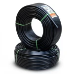 أنابيب HDPE PE 80 ضغط 16 بار قطر خارجي 90 مم سمك 10.1 مم لون اسود | نيبروبلاست