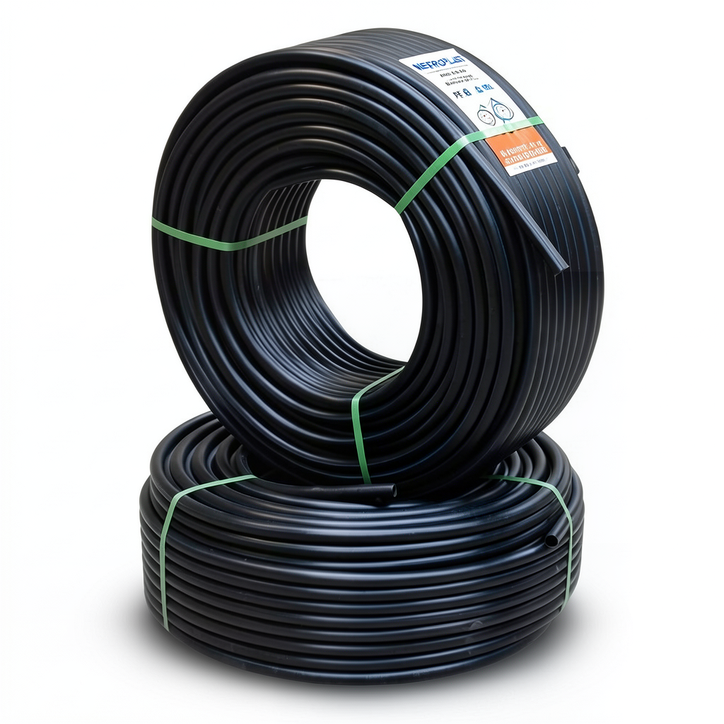 HDPE Pipes PE 80 Pressure 16 Bar Outside Diameter 90 mm Thickness 10.1 mm Black | NEPROPLAST