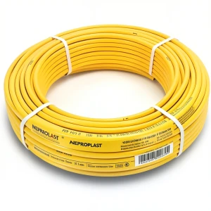 HDPE Pipes PE 100 Pressure 20 Bar Outside Diameter 90 mm Thickness 10.1 mm Yellow | NEPROPLAST