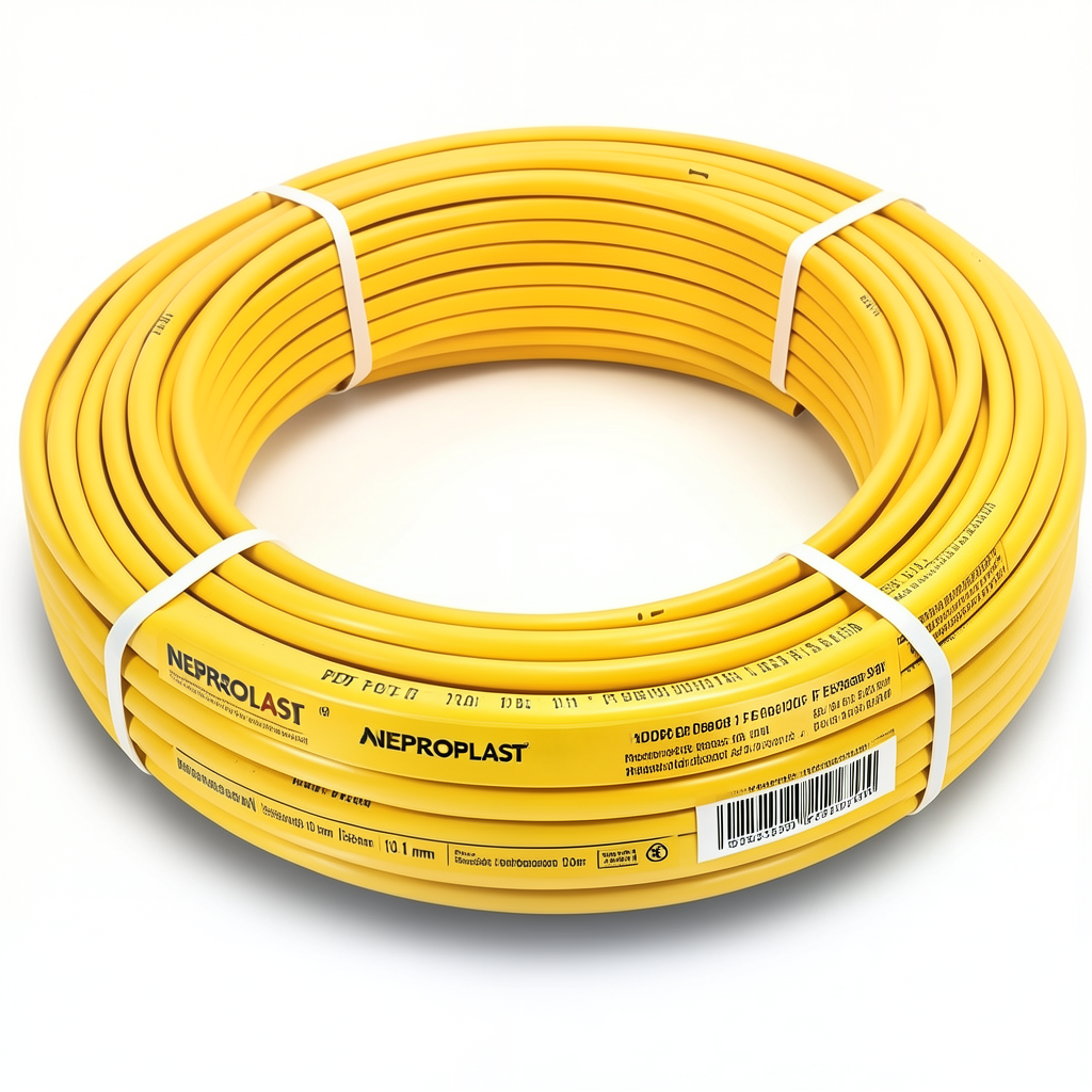 HDPE Pipes PE 100 Pressure 20 Bar Outside Diameter 90 mm Thickness 10.1 mm Yellow | NEPROPLAST
