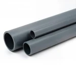 مواسير UPVC الوطنى ضغط 10 بار  مقاس 8 إنش سمك 10.3 مم لون رمادي غامق