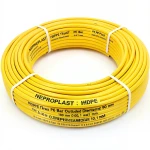أنابيب HDPE PE 80 ضغط 16 بار قطر خارجي 90 مم سمك 10.1 مم لون أصفر | نيبروبلاست