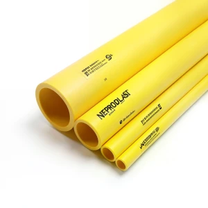 HDPE Pipes PE 100 20 Bar 355 mm Diameter 39.7 mm Thickness Yellow | NEPROPLAST
