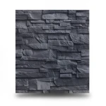 German Stone Wall Covering 10m x 0.53m Dark Gray, Model 475036