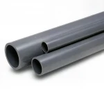 مواسير UPVC الوطنى    مقاس 6 إنش سمك 3.1 مم لون رمادي
