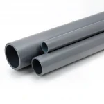 مواسير UPVC الوطنى ضغط 10 بار  مقاس 8 إنش سمك 10.3 مم لون رمادي غامق