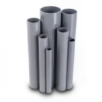 مواسير UPVC مقاس ¾ إنش ضغط 21.7 بار سمك 1.98 مم لون رمادي