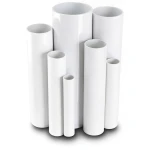 مواسير UPVC مقاس 1 إنش ضغط 21.7 بار سمك 2.46 مم لون أبيض