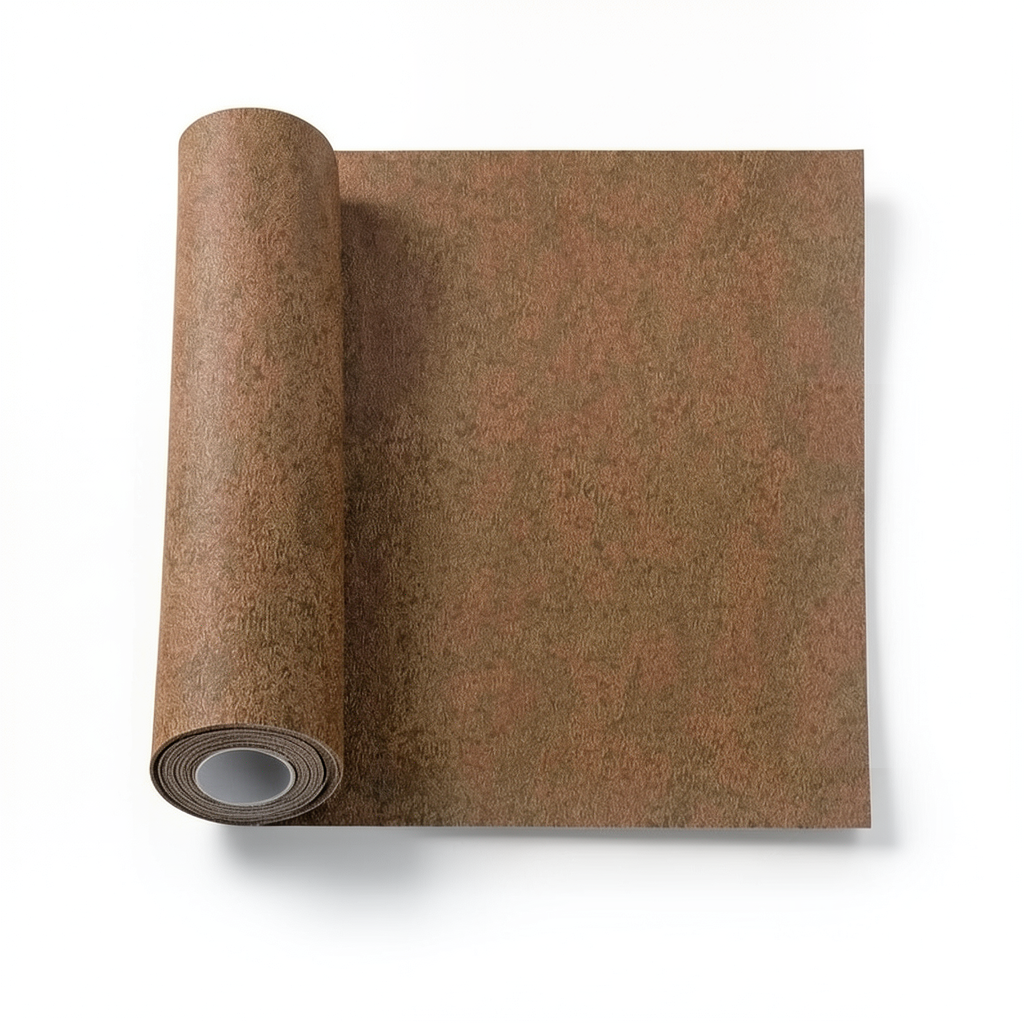 Wallpaper Patterned Design Size 10m×0.53m Brown Color, Model 422337