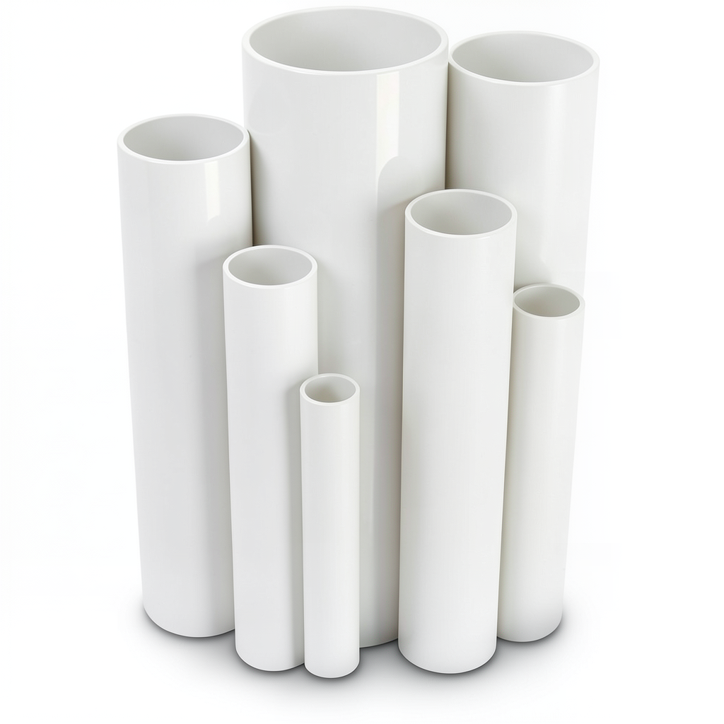 UPVC Pipes Nominal Pressure 21.7 Bar Size 1 ½ inch Thickness 3.58 mm White