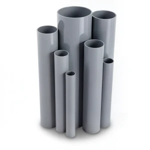 UPVC Pipes Schedule 80 Size 8 Inch Thickness 12.7 mm Gray