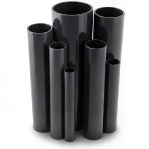 UPVC Pipes Schedule 80 Size 8 Inch Thickness 12.7 mm Black
