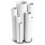 مواسير UPVC ضغط اسمي 12 بار قطر خارجي 21.2 مم سمك 1.5 مم لون أبيض