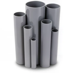 UPVC Pipes Nominal Pressure 21.7 Bar Size ½ inch Thickness 1.57 mm Gray