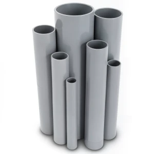 UPVC Pipes ¾ inch Nominal Pressure 21.7 Bar Thickness 1.98 mm Gray