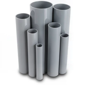 UPVC Pipes Nominal Pressure 21.7 Bar Size 1 inch Thickness 2.46 mm Gray