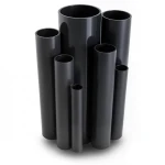 UPVC Pipes Nominal Pressure 21.7 Bar Size 1 inch Thickness 2.46 mm Black