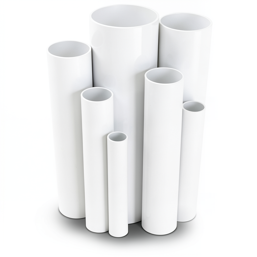 UPVC Pipes Nominal Pressure 21.7 Bar Size 1¼ inch Thickness 3.12 mm White Colour