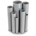 مواسير UPVC ضغط 21.7 بار مقاس ¼ 1 إنش سمك 3.12 مم لون رمادي